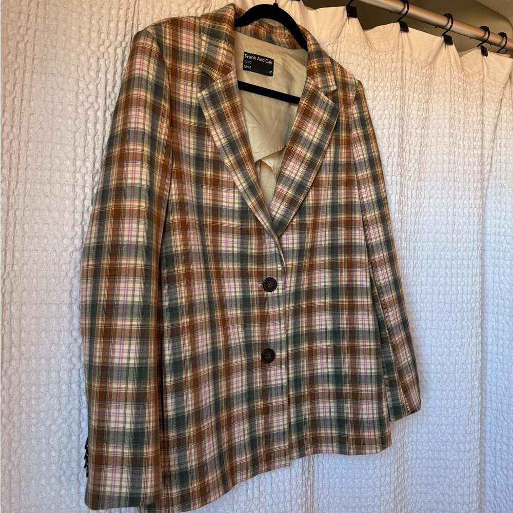 Plaid blazer